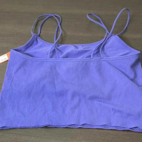 Colsie Women’s Purple Ribbed Seamlesss Brami Size 1X - Picture 8 of 10
